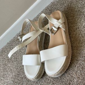 White Chunky Sandals
